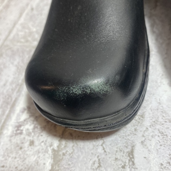 Klogs‎ Mission Black Leather Slip Resistant Non marking Shoes Size 9M - Picture 9 of 10